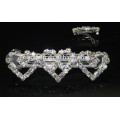 Herz Design Rhinestone Hairgrip Mädchen Haar Zubehör Glitzer Kristall Barrette